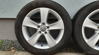 Alu kola 5x112 r17 zimní pneu vw passat b7 alltrack - 16