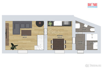 Prodej rodinného domu, 66 m², Čelákovice, ul. Na Hrádku - 16