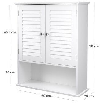Set tří koupelnových skříněk Sconto Jarell - 16
