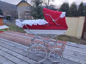 Retro houpací krásný kočárek Silver Cross a další - 16