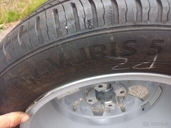 Letní Alu kola Citroen Berlingo+ ZÁNOVNÍ pneu 215/55R16 - 16
