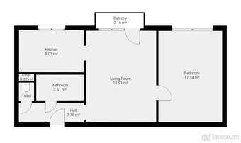 Prodej bytu 2+1 s balkonem, 56 m² – Prostějov - 16