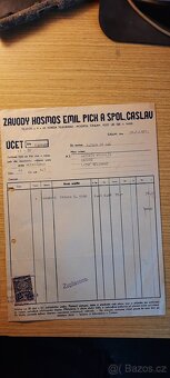 Staré  doklady a faktury - 16