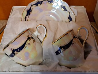 Přátelská porcelánová souprava, značeno MZ Stará Role - 16