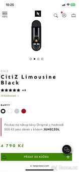 Kavovar Citiz Limousine Nespresso Nový - 16