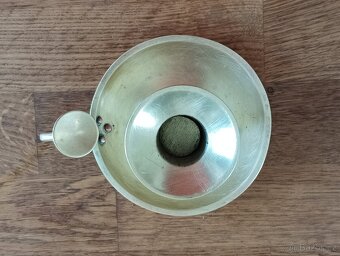 MOSAZNÝ EMPÍROVÝ SVÍCEN BIEDERMEIER Z 19. STOL. FRANCIE - 16