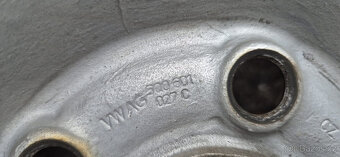 Plechové disky Škoda 5x100 5x14 ET35 165/70r14 Sava S3 zimní - 16