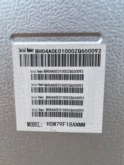 americká chladnička Haier HSW79F18ANMM třída A 143kw/rok - 16