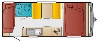 Obytný karavan Bürstner Averso 500 r.v.2008 - 16
