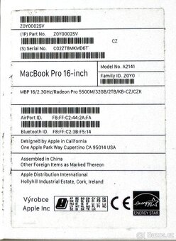 Profi Apple MacBook Pro 16'' Touchbar s obřím diskem - 16