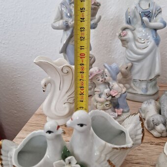 Porcelánové sošky a vázičky mix - 16
