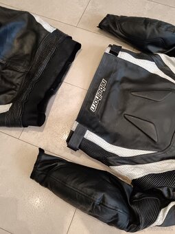 Rebelhorn-Pánská kožená moto kombinéza, dvoudílná - 16