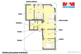 Prodej bytu 4+kk, 89 m², Aš, ul. Čechova - 16