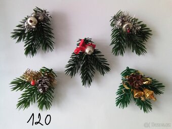 Ozdoby, staré, vánoční ozdoby- různé - 16