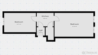 Pronájem bytu 2+1, Víta Nejedlého, Žižkov, 20000 Kč/měs, 43 - 16