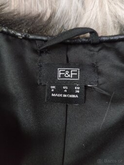 Kožíšková bunda kabátek S 36 značka F&F - 16