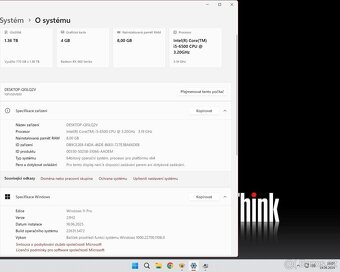 Prodam herni Low-end PC Lenovo - 16