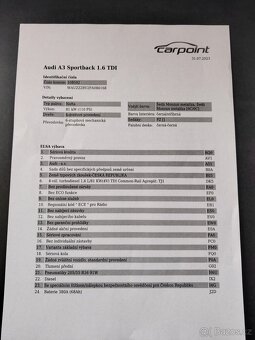 Audi A3, SPORTBACK, 1.6 TDI 81 KW, jen 25000 km, bez adblue - 16