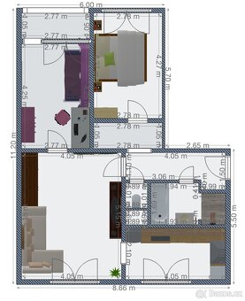 Pronájem bytu 3+1 – 70,2 m², Hlubočky – ulice Na Orátě - 16