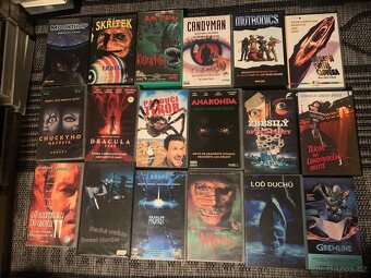 Prodám VHS Videokazety +800ks - 16