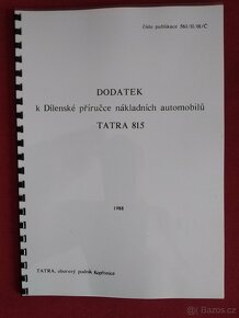 TATRA 815-2 EURO I, EURO II - DÍLENSKÁ PŘÍRUČKA - 16