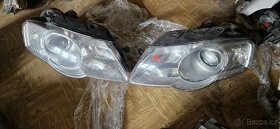 vw passat B6 kapota LB5M OK, dveře LB5M modrostř. - 16