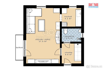 Prodej chaty, 77 m², Němětice - 16