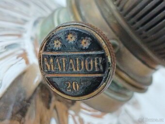 STAROŽITNÁ SECESNÍ PETROLEJOVÁ LAMPA EHRICH & GRAETZ-19.STOL - 16