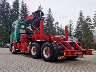 Lesovoz LESOVÚZ Scania V8 R580 do drewna lasu stos dłużyca - 16