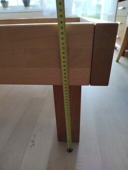 Masivní buková postel 200 x 90 cm + rošt Matraflex - 16
