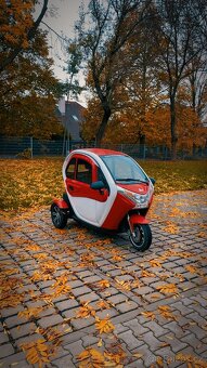 Elblesk bez ŘP Elektrická tříkolka kapotovaná elektromobil - 16