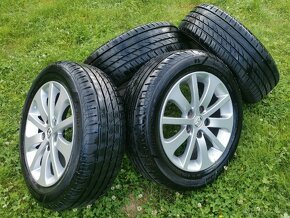 Mazda 5 letní alu komplet 5 x 114,3 (Matador 205/55/16) nové - 16