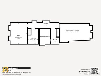 Prodej bytu 2+kk (85m2)  s terasou a předzahrádkou 130 m2 -  - 16