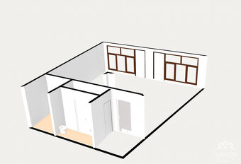 Pronájem komerčních prostor 51 m²,  Uherský Brod - ulice Naa - 16