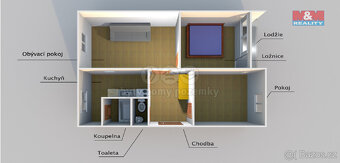 Pronájem bytu 3+1, 70 m², Plzeň, ul. Nad Dalmatinkou - 16
