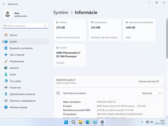 Prodam starsi funkcni pc na beznou praci bez zdroje - 16