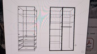 Velmi zachovalý nábytek do pracovny/pokoje+nová matraci - 16