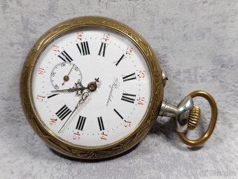 Velké 67mm kapesní hodinky Régulatéur, 192g - 16