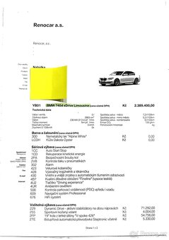 BMW 740D X-Drive EXCLUSIVE F01-Facelift , 230kW, ČR - 16