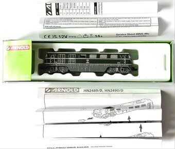 Vláčky N - Digitální Dieselovou loko RH 2050 ÖBB  ARNOL Nová - 16