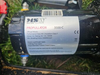 Pevnostní nárazník PRO verze + naviják MSW 3500 lbs na Lada - 16