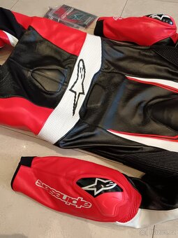 Alpinestars Motegi V3-Pánská kožená moto kombinéza, jednodíl - 16
