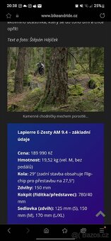 Lapierre e-zesty 9.4 crb L elektro - 16