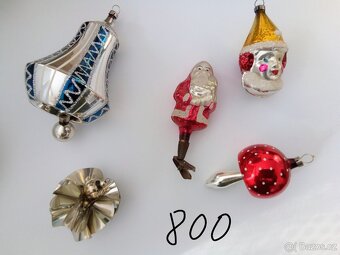 Vánoční ozdoby - staré -špičky- pěnové - 16