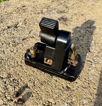 Jawa perak FJ, ČZ 125 B T - hliníkový přepínač - 16