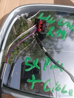 VW Caddy Maxi - boční dveře, šoupačky, zpětné zrcátko - 16