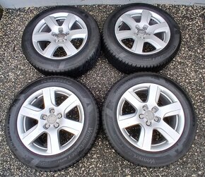 Pěkná zimní orig alu kola Audi A6, Kumho 225/60/17 vzorek 7m - 16