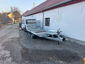 Přívěsný vozík Martz BAU 350/3 3500kg NA PŘEPRAVU BAGRŮ - 16