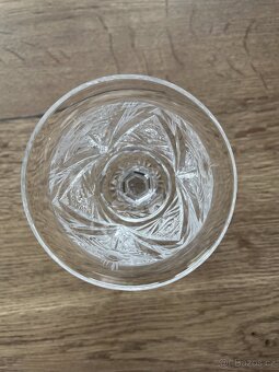 Sada broušeného skla - HAND CUT LEAD CRYSTAL - Czechoslovak - 16