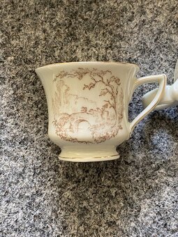 hrnek hrneček porcelán starý porcelán hrnek podšálek koflík - 16
